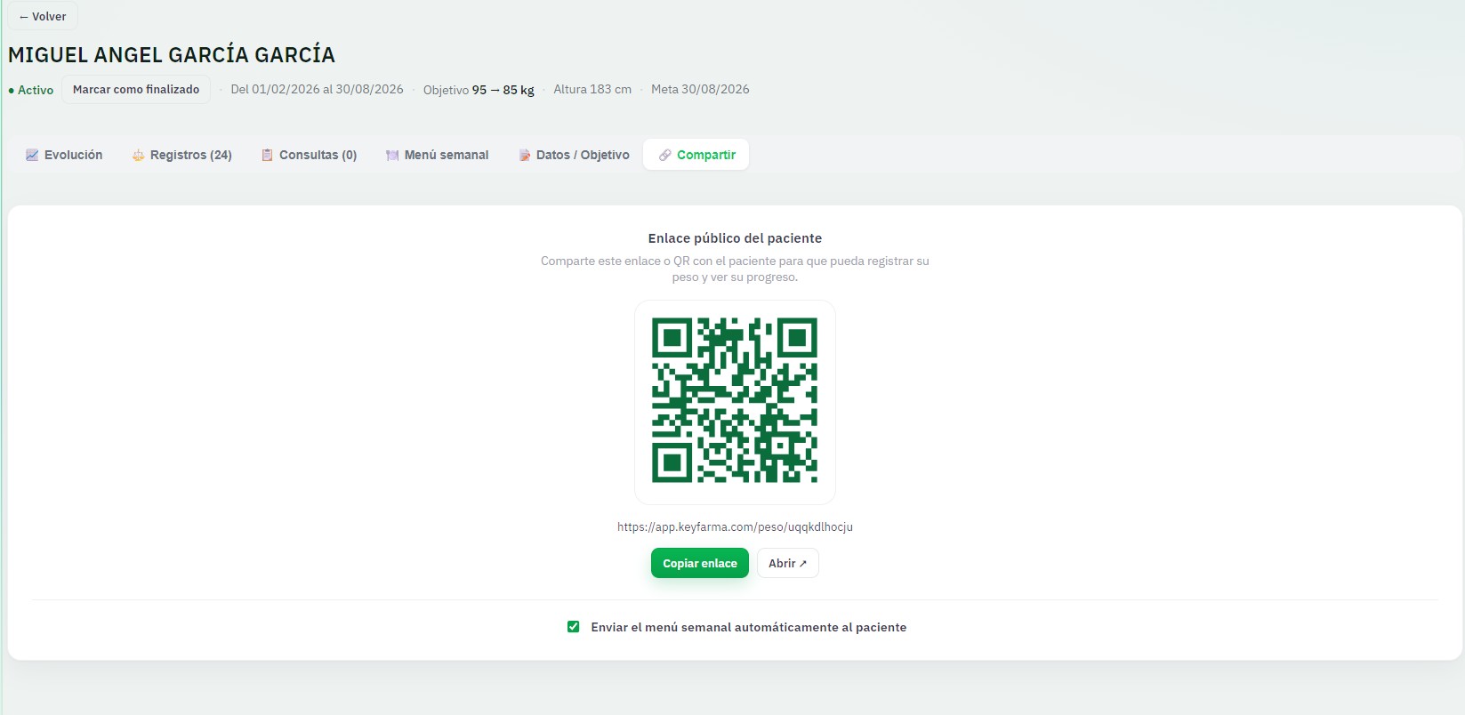 Control de Peso