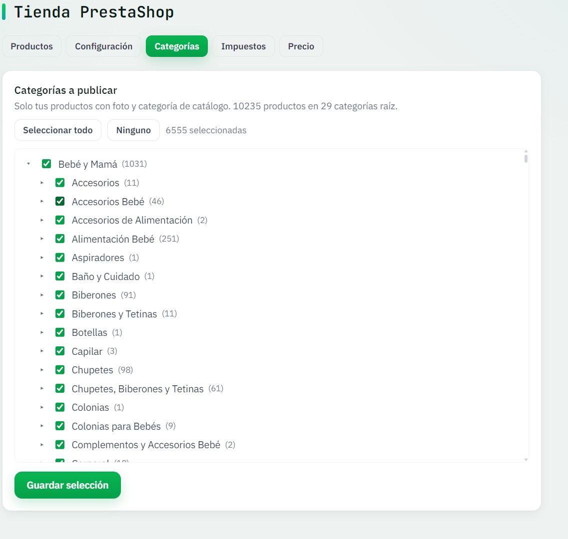 Tienda PrestaShop
